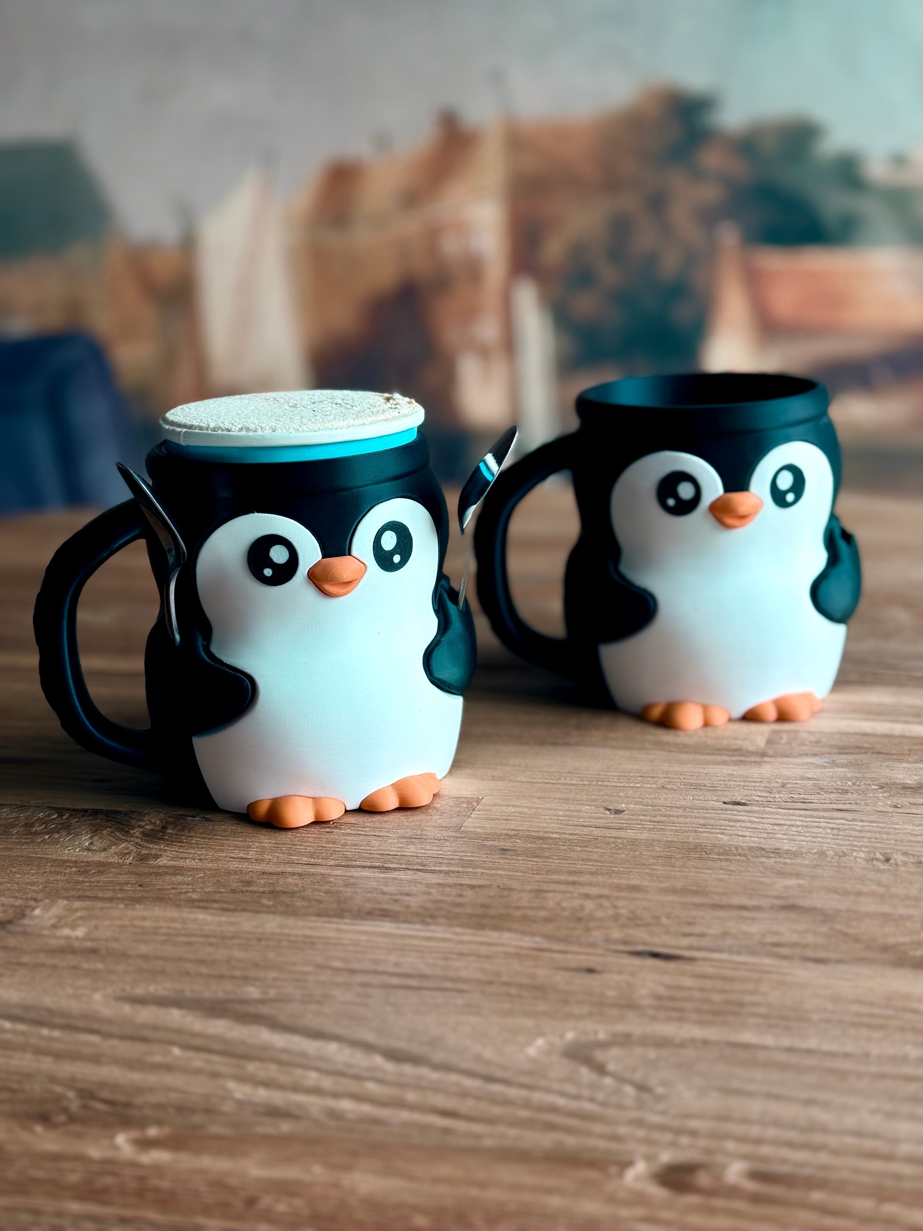 Pinguin ijsbekerhouder